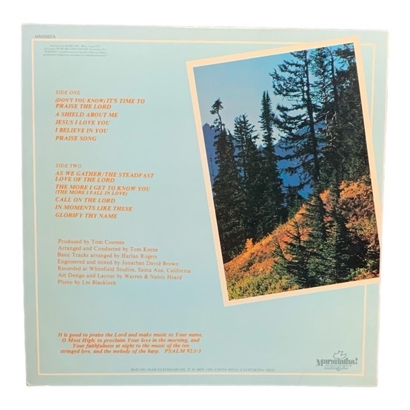 LP Praise Strings - Praise Strings 5 Vinyl Record - Picture 2 of 2